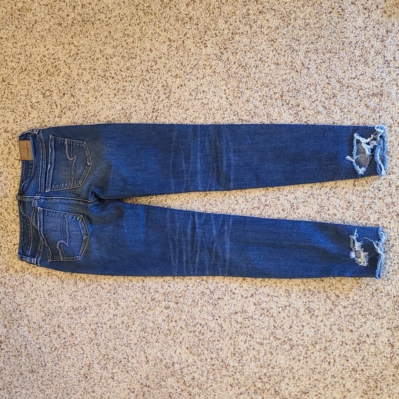American Eagle Hi-Rise Jegging, Super Stretch-X, destroyed - Picture 3 of 15